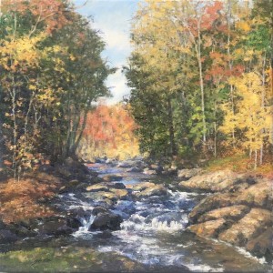 Autumn River, 16x16